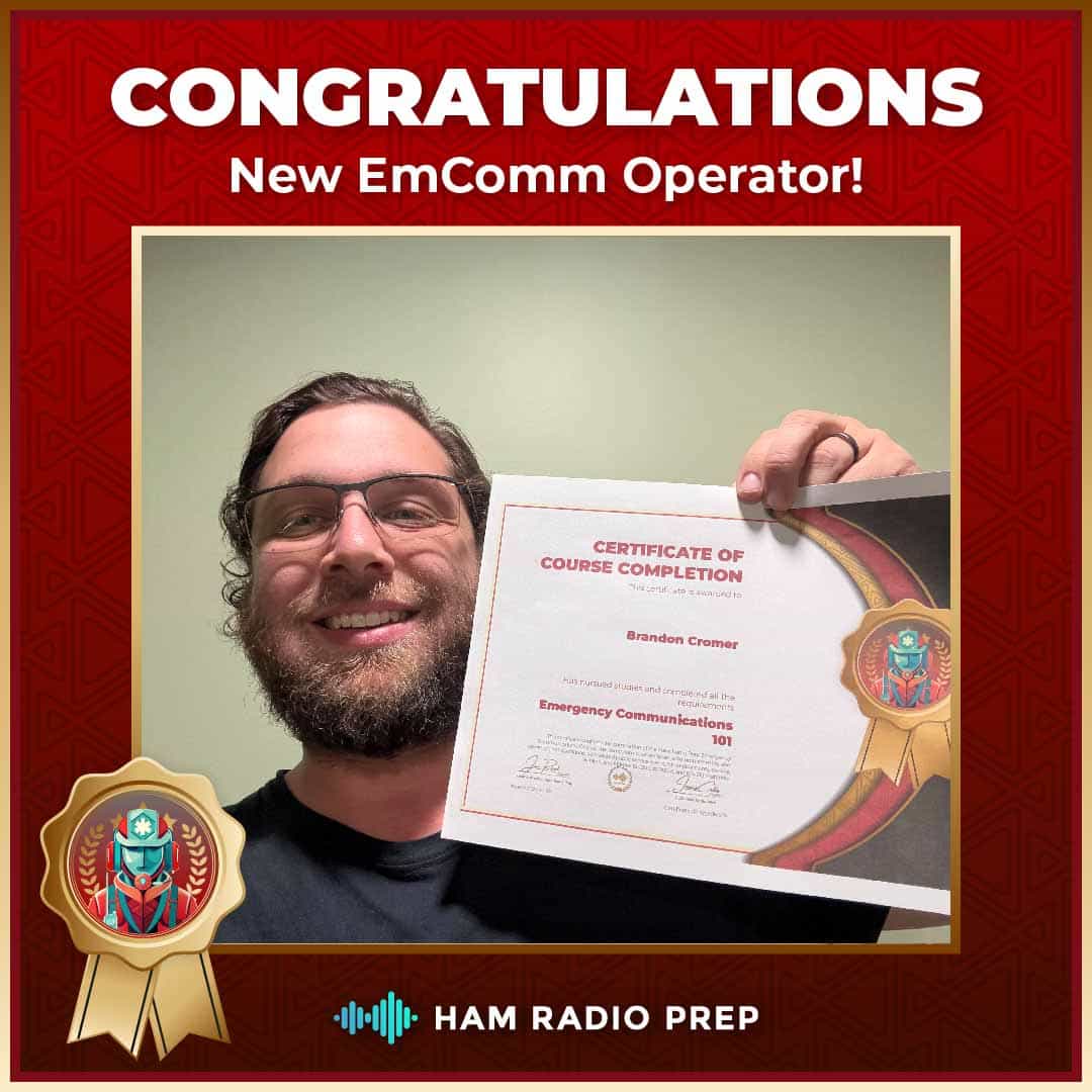 EmComm testimonial Brandon