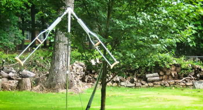 6 Meter Dipole Made from Crutches