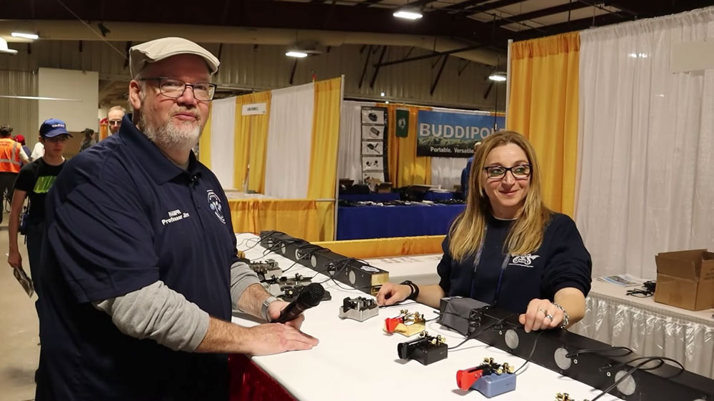 Jim, N4BFR from Ham Radio Prep with Bruno Begali from Italy