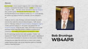 Bob Bruninga founder of APRS