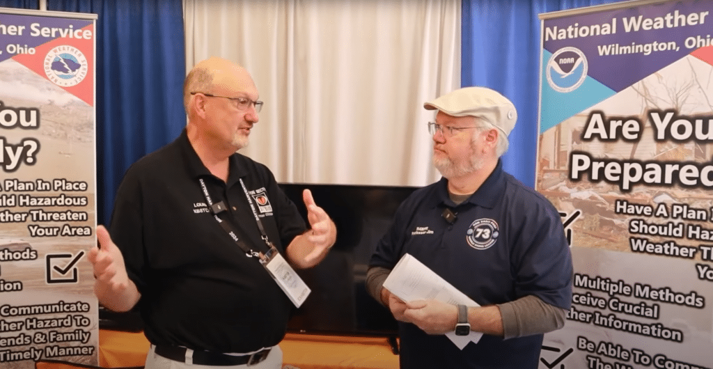 Jim from Ham radio Prep interviewing Louis from Skywarn