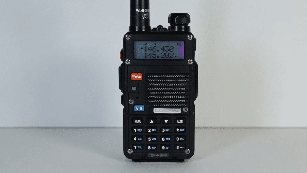 Entering frequency in Handheld